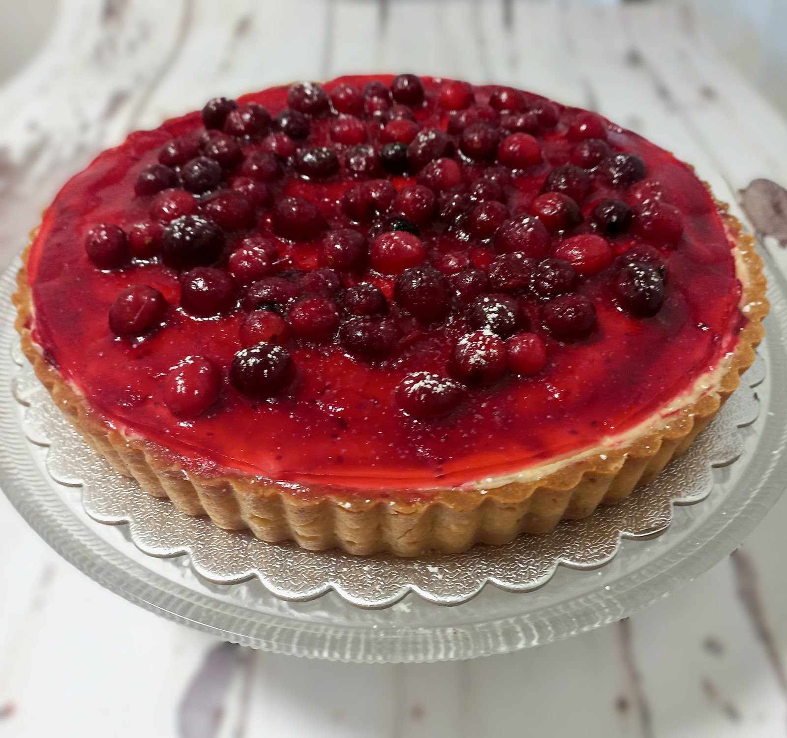 Cranberry Lime Tart