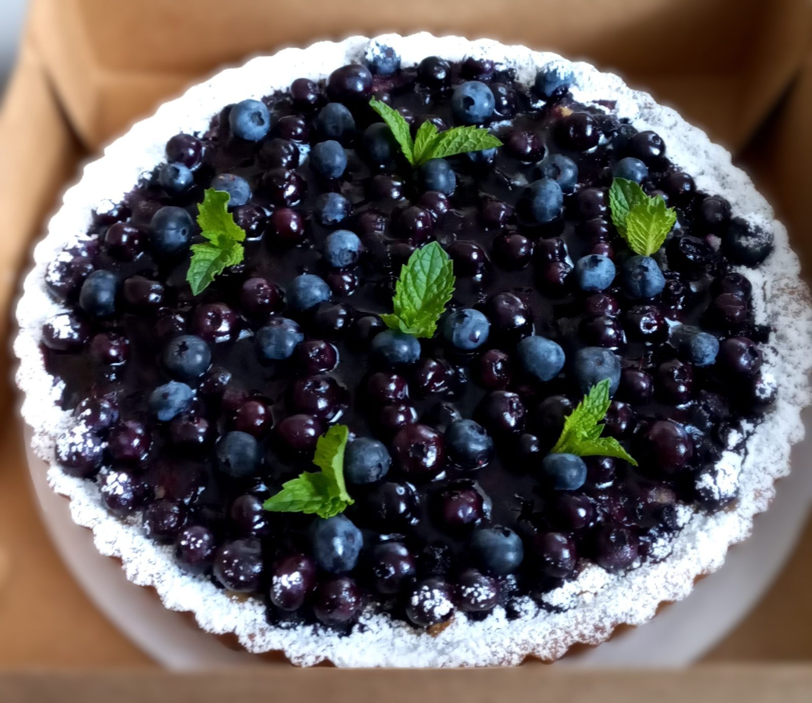 Double Blueberry Tart